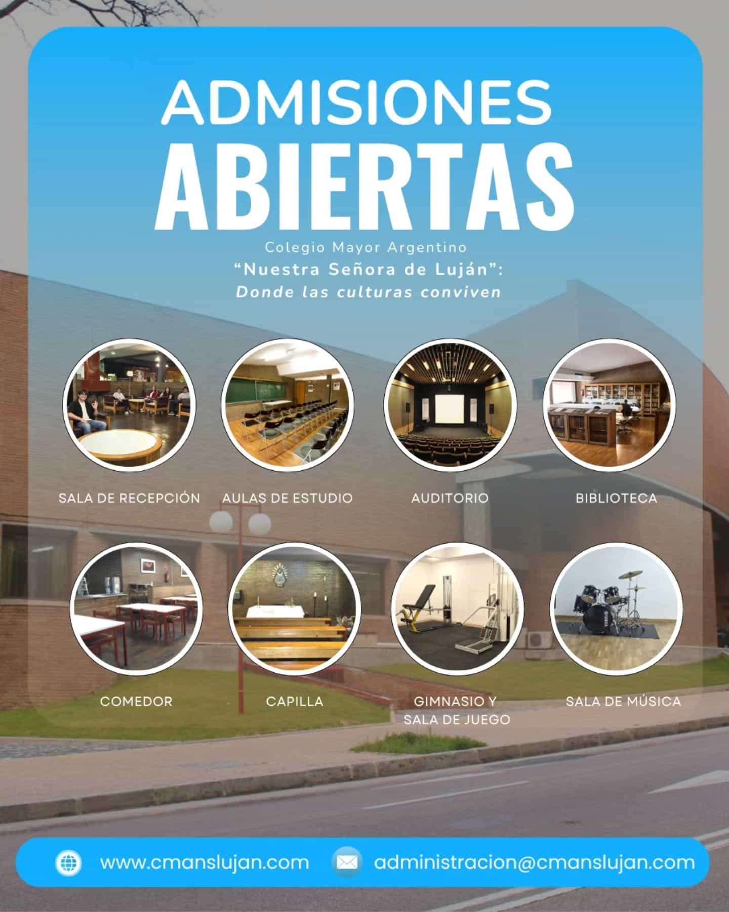 Abierto plazo de inscripción Colegio Mayor Argentino de Madrid